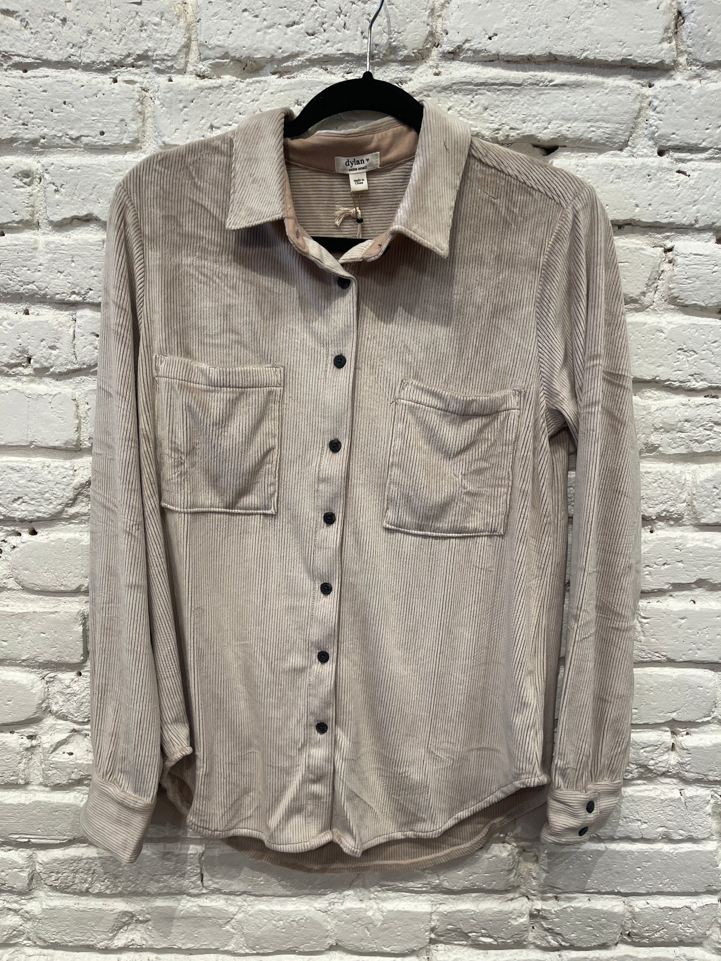 MAEVE CORDUROY SHIRT NATURAL