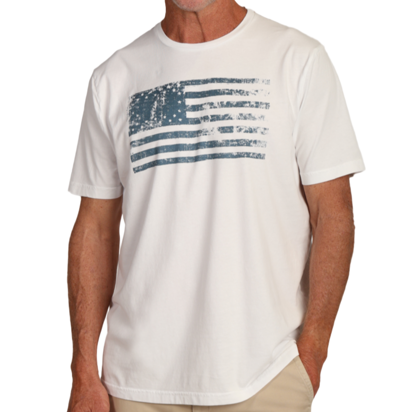 Vintage Combed Cotton Crew (White)