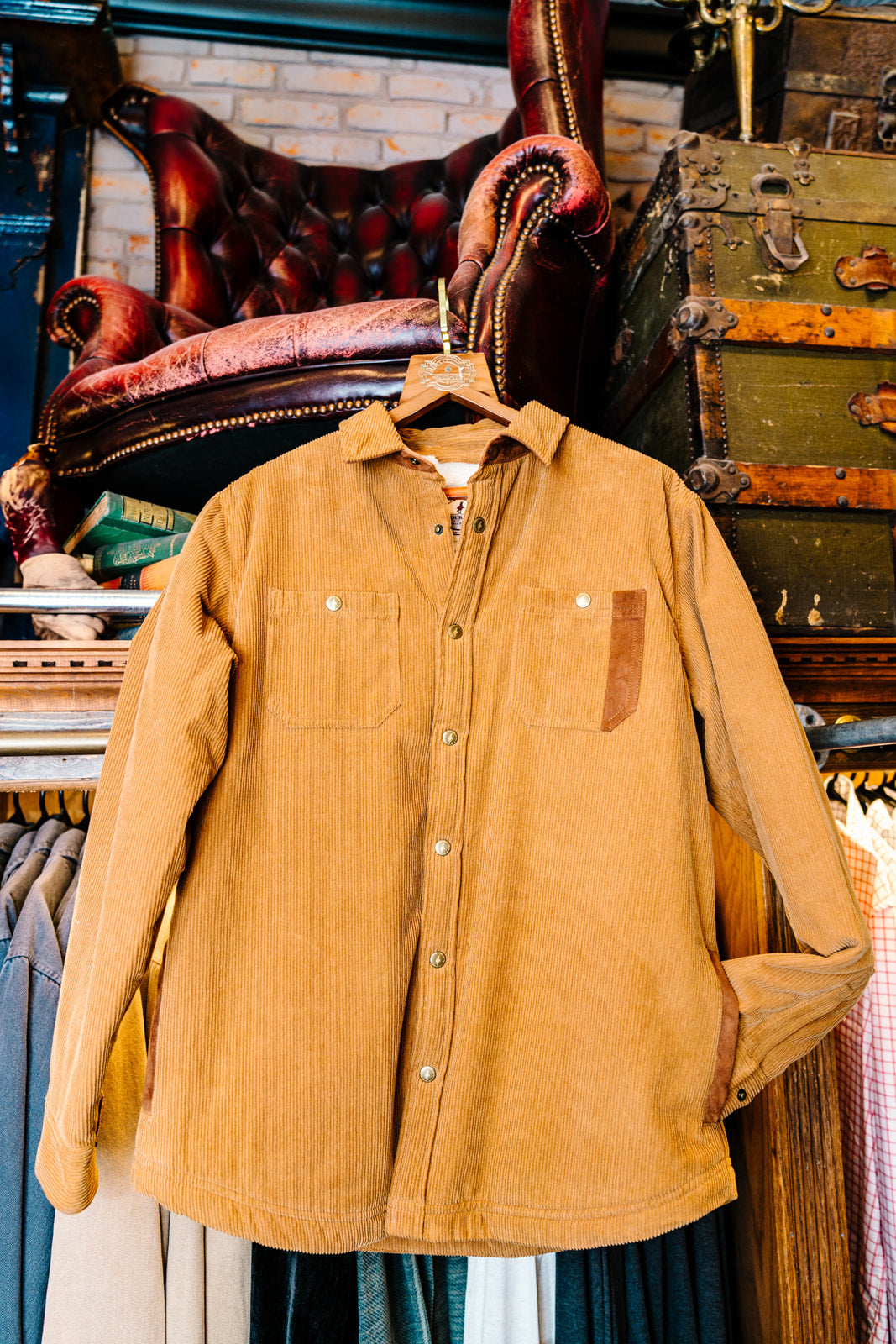 Corduroy Shirt Jacket (Three Colors)