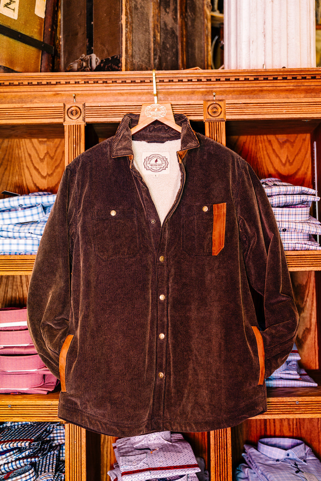Corduroy Shirt Jacket (Three Colors)