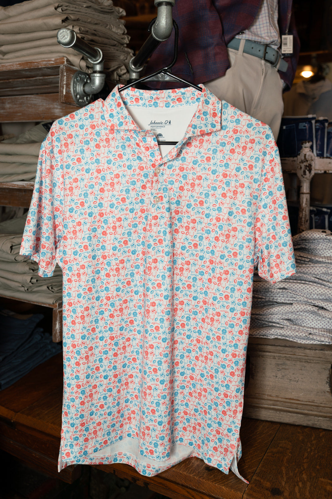 Squirrel Delay Polo (White)