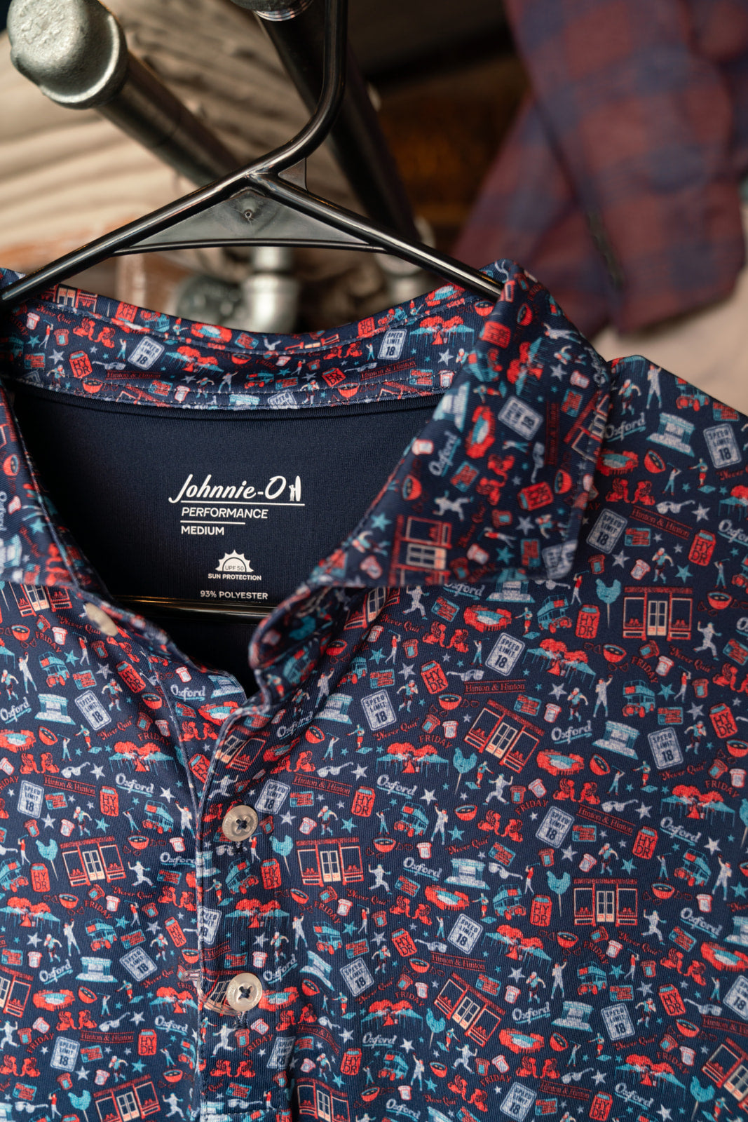 Destination Oxford Polo (Navy)