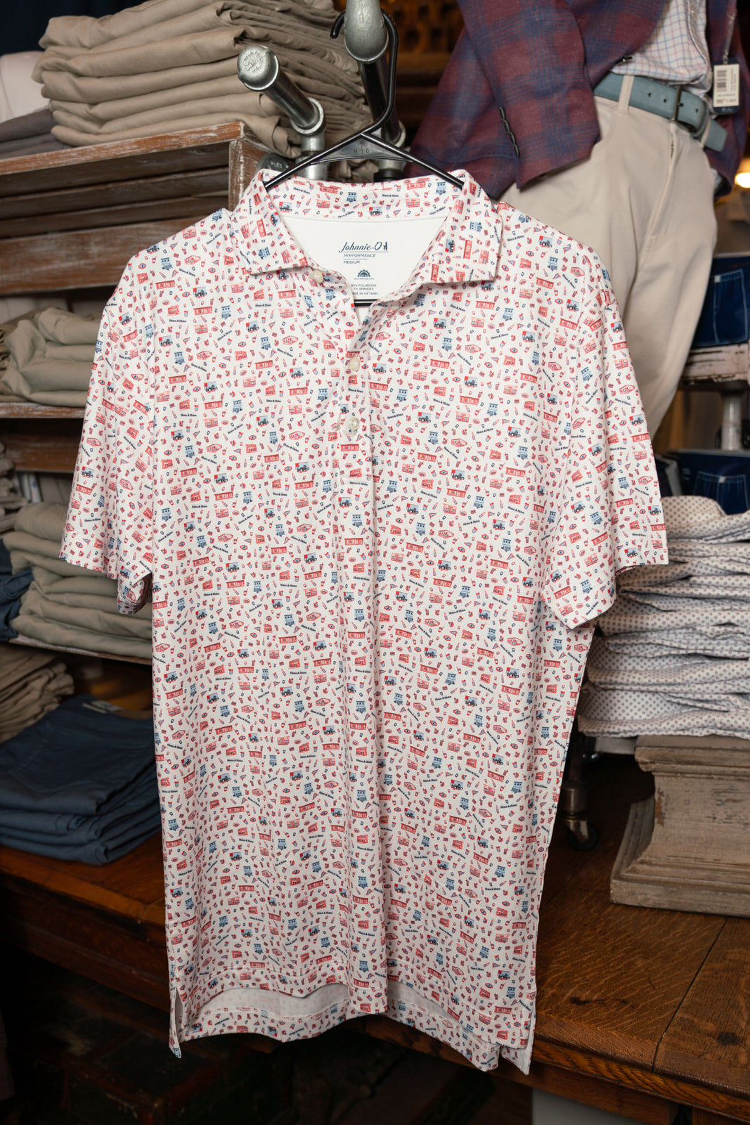 Tipsy Shopping Polo (White)