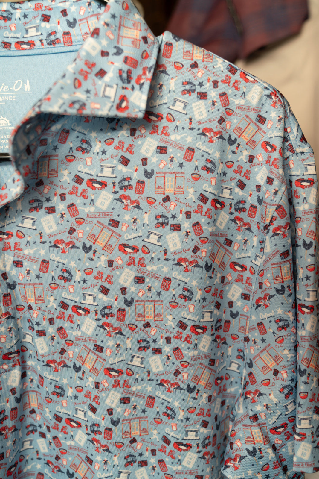 Destination Oxford Polo (Gulf Blue)