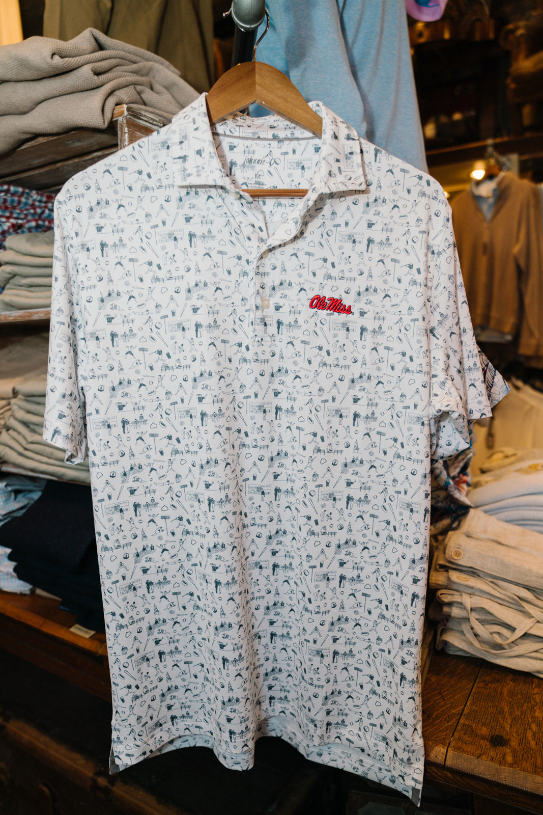 Ole Miss Ballpark Polo (Midnight Navy)