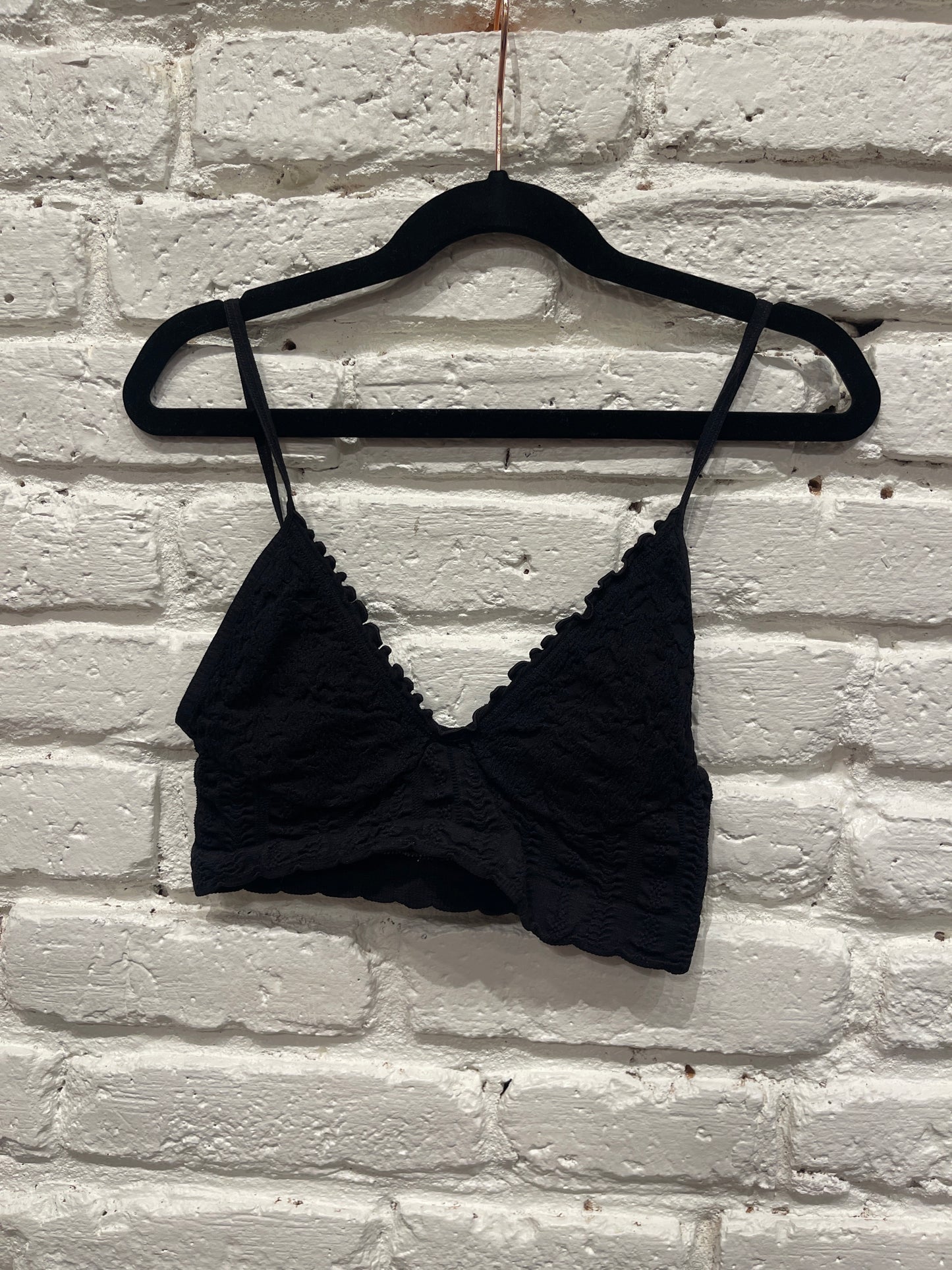 HEIRLOOM SEAMLESS BRALETT / BLACK
