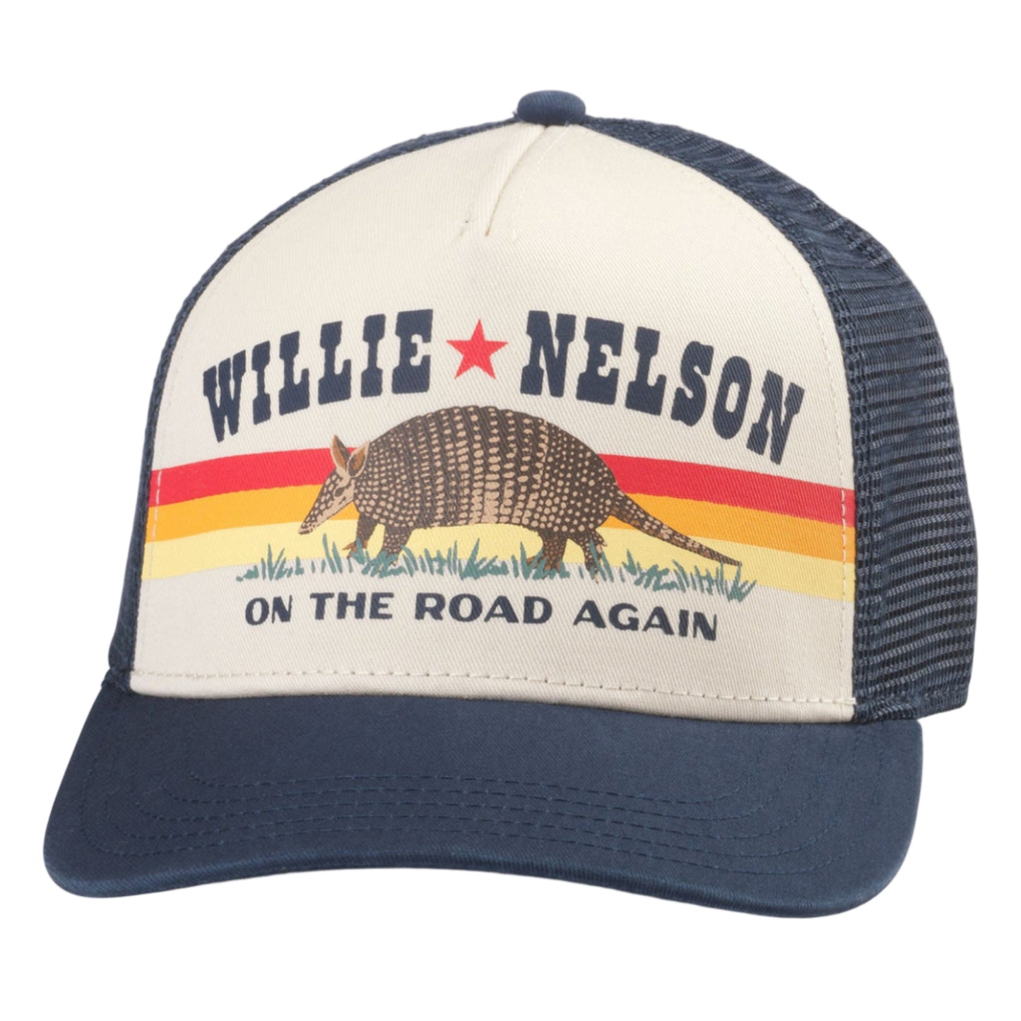 Sinclair Hat - Willie Nelson (Navy/Ivory)