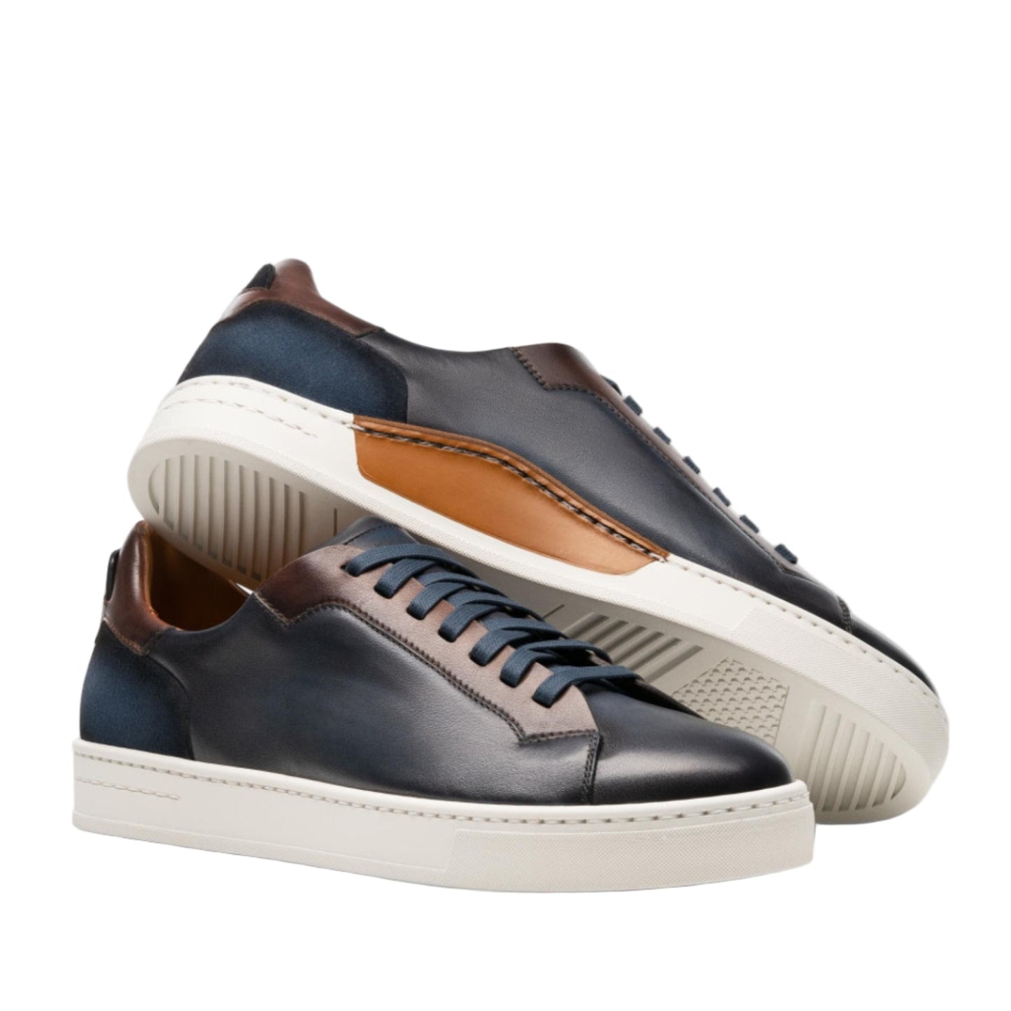 Amadeo Sneaker (Navy/Brown)
