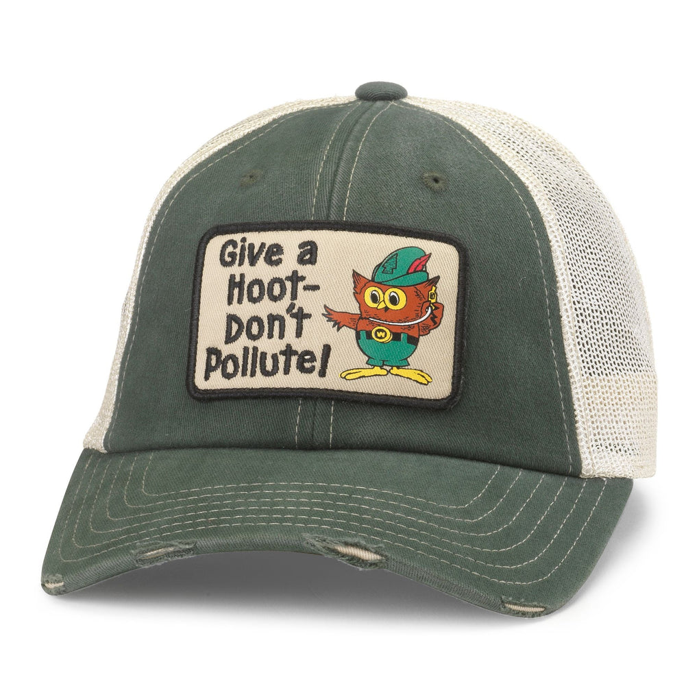 Orville Hat - Woodsy Owl (Stone/Green)
