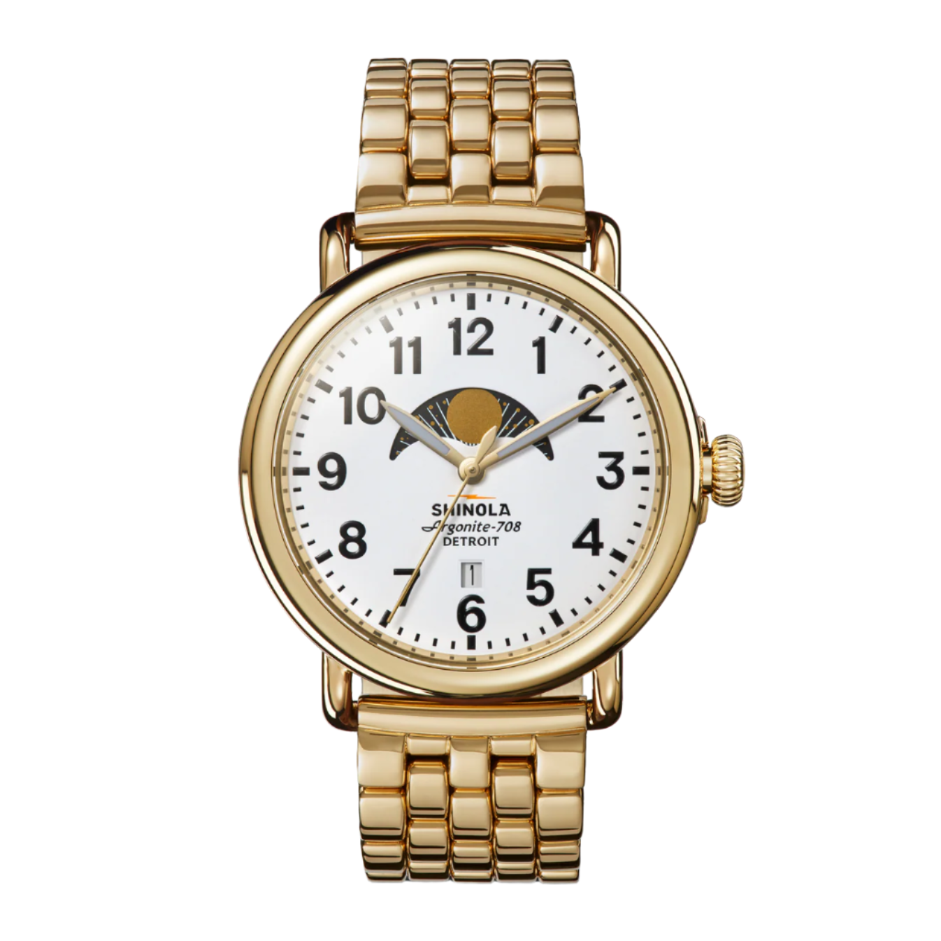 Runwell Moon Phase Watch 41MM - White