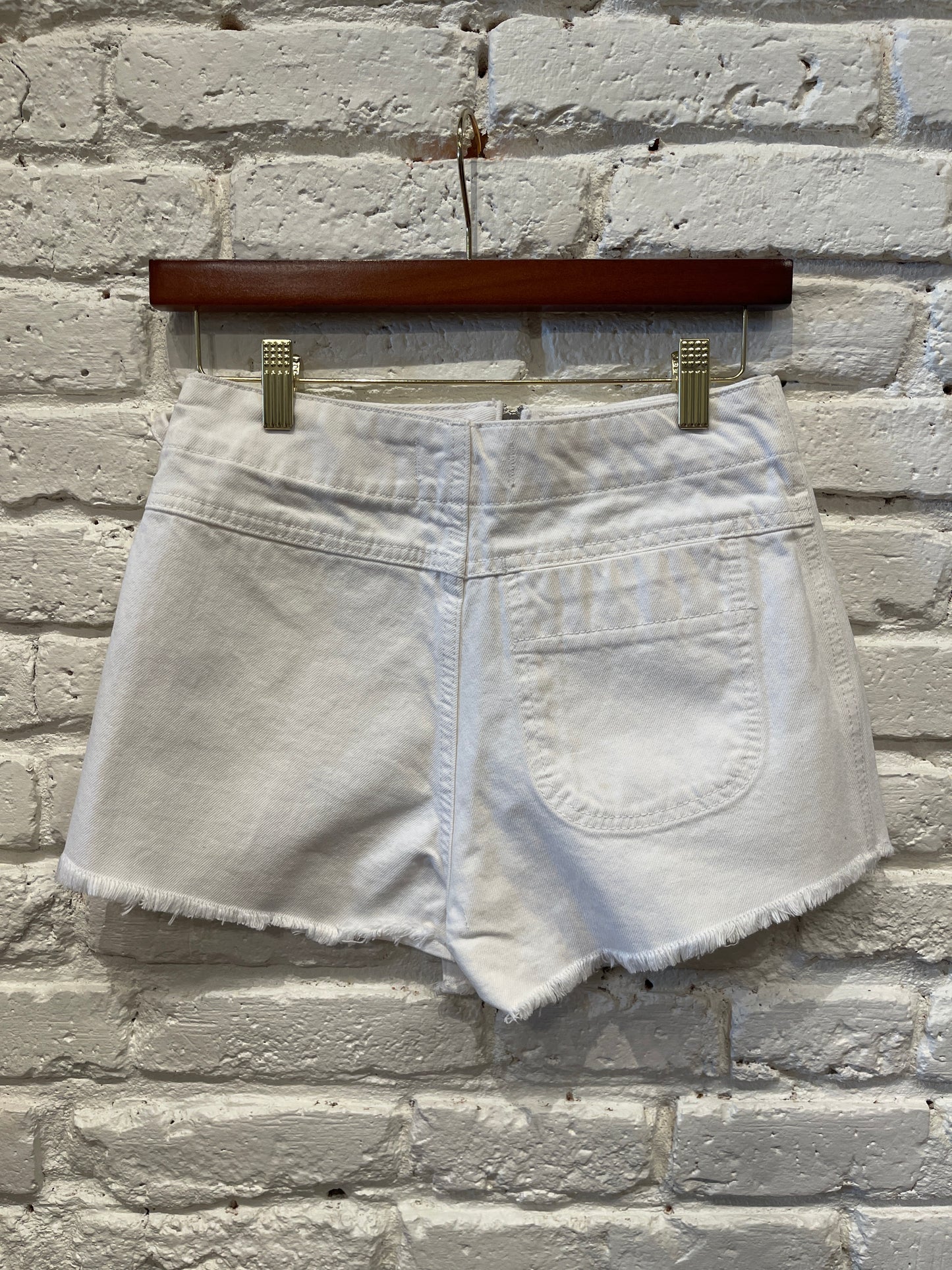 EMMY DENIM SKORT / WHT/BLANC