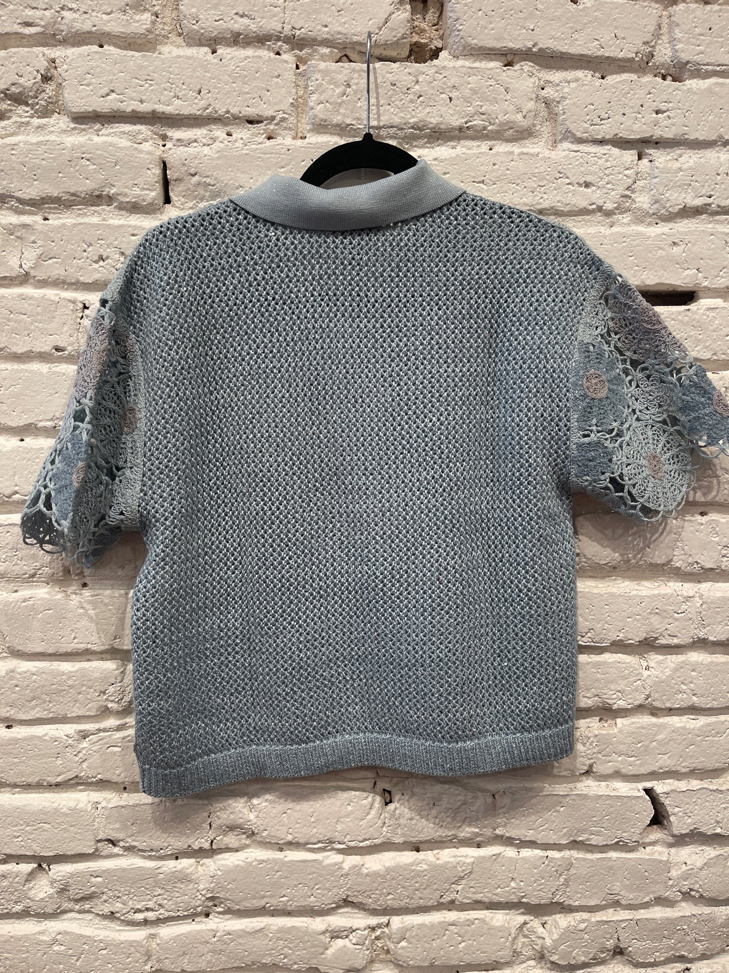 DORIT TOP CADET BLUE