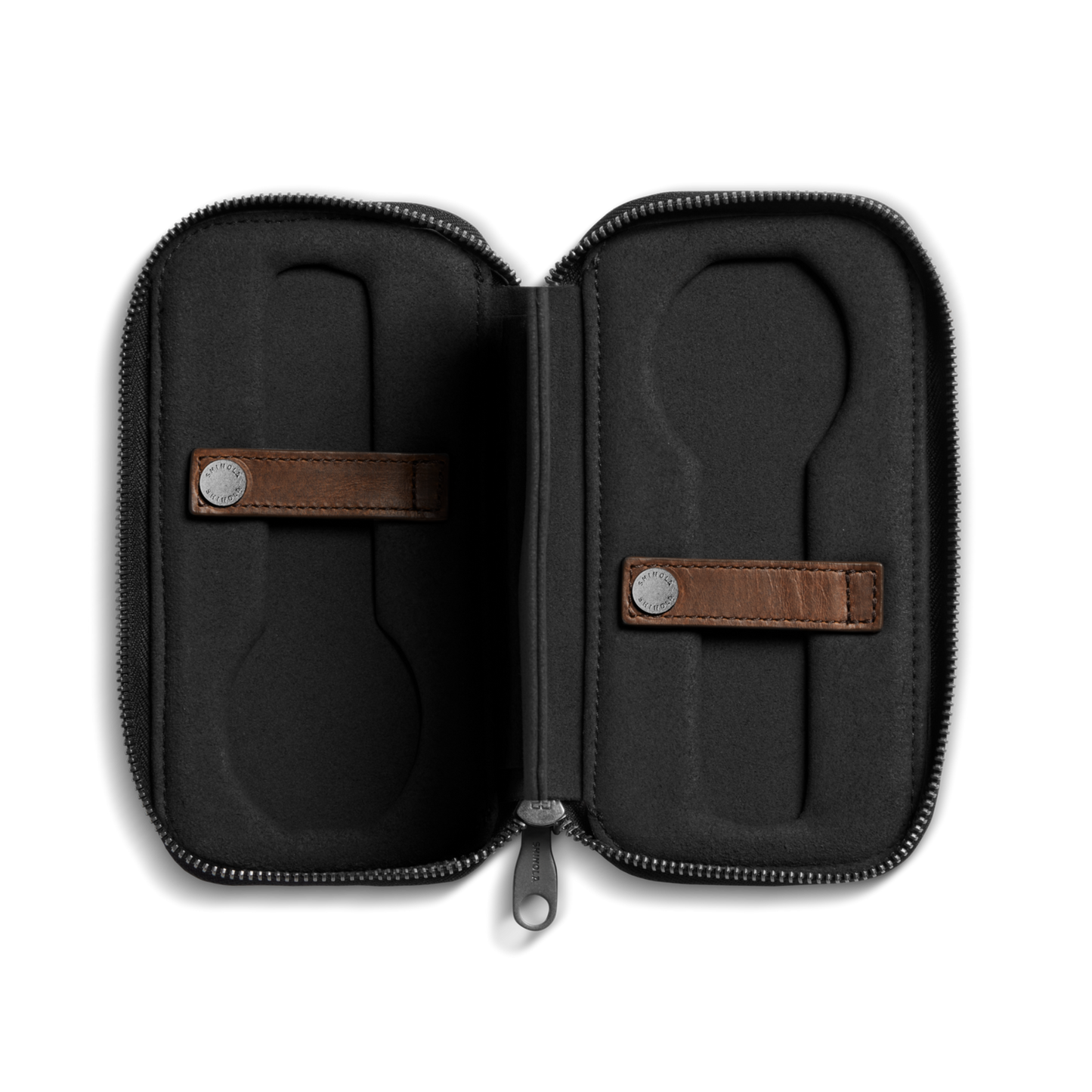 Shinola Travel Watch Case (Medium Brown)