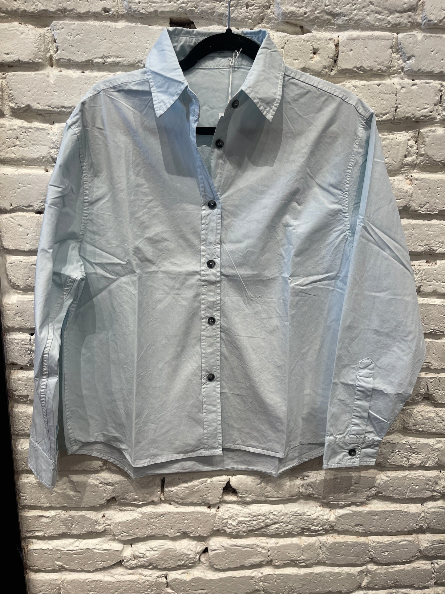 JAMES ICED AQUA BUTTON UP