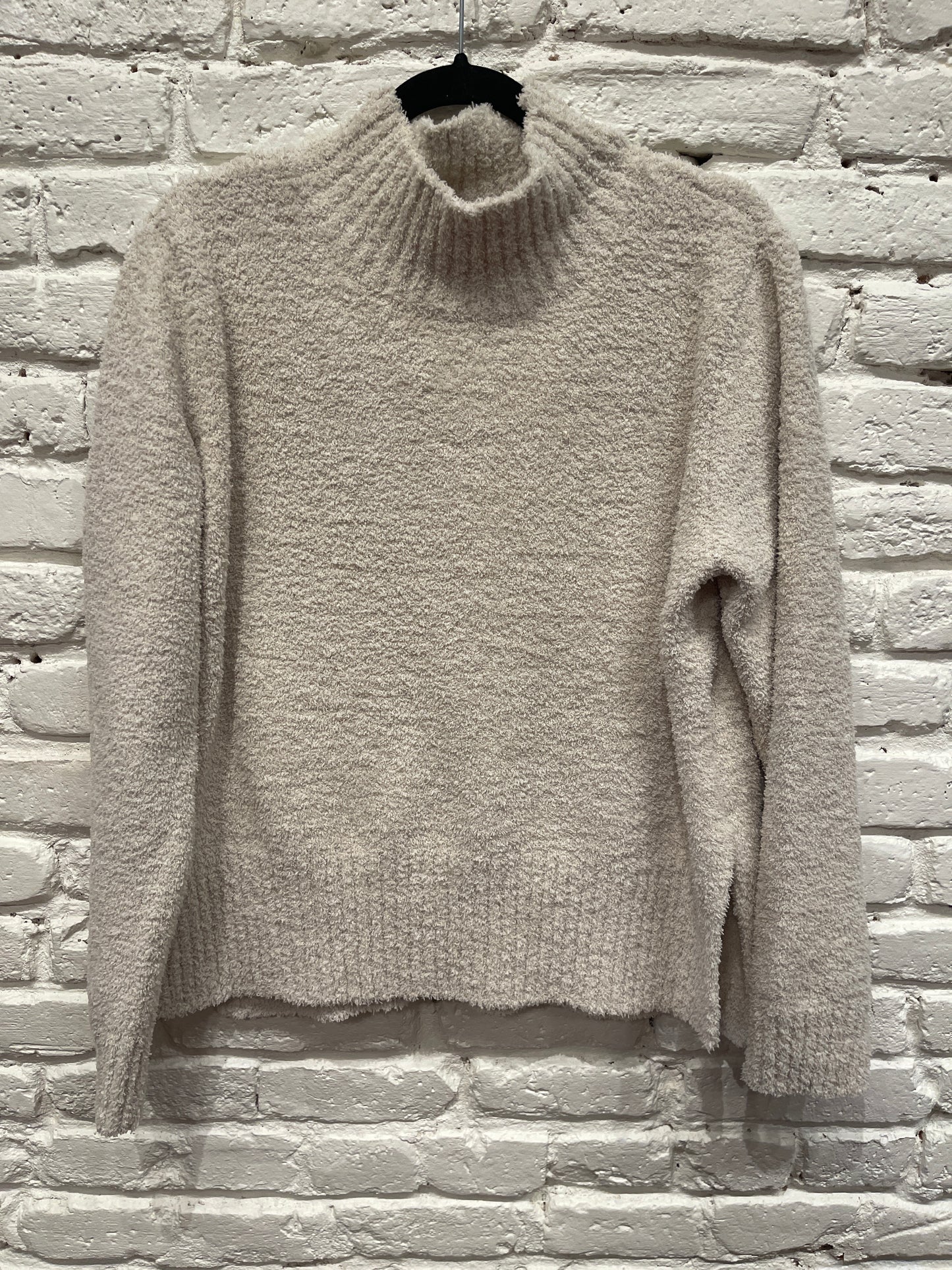MOCK PULLOVER OATMEAL