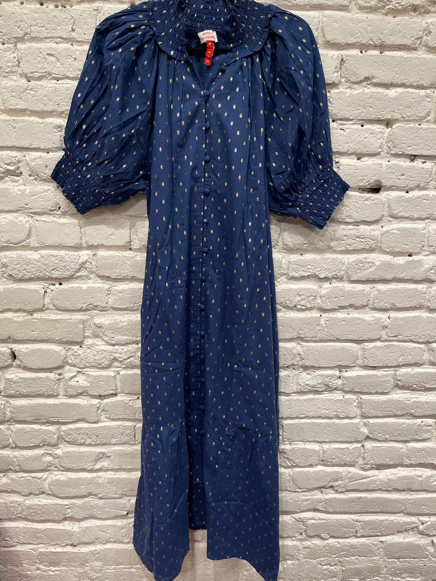 GATHER NECK DRESS TS25
