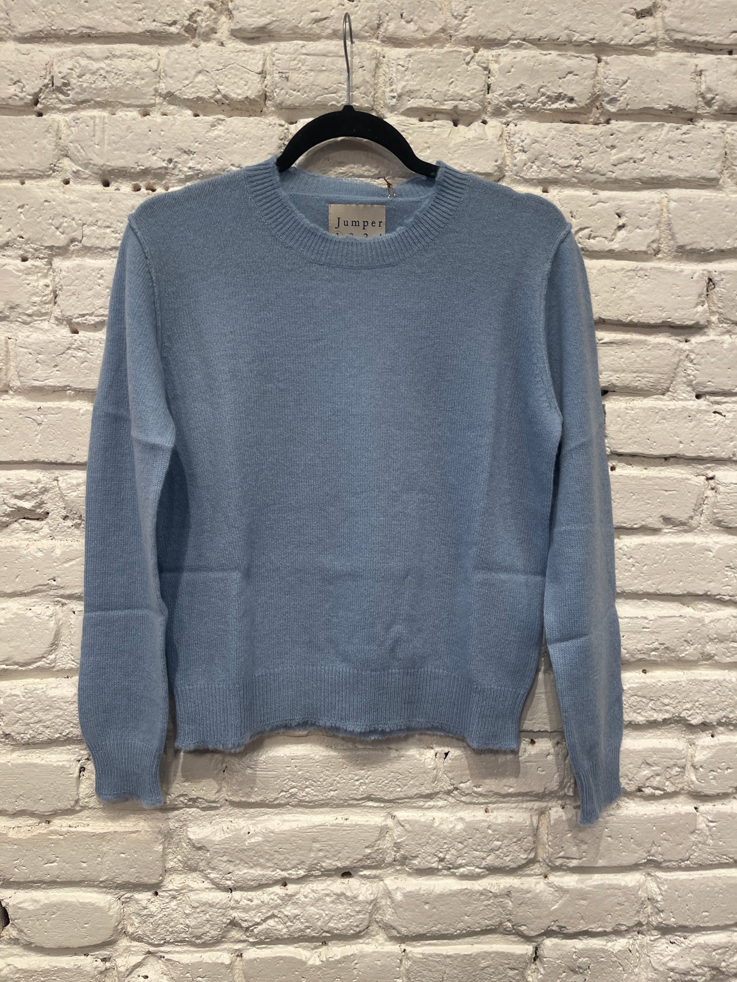 DISTRESSED CREW SKY BLUE