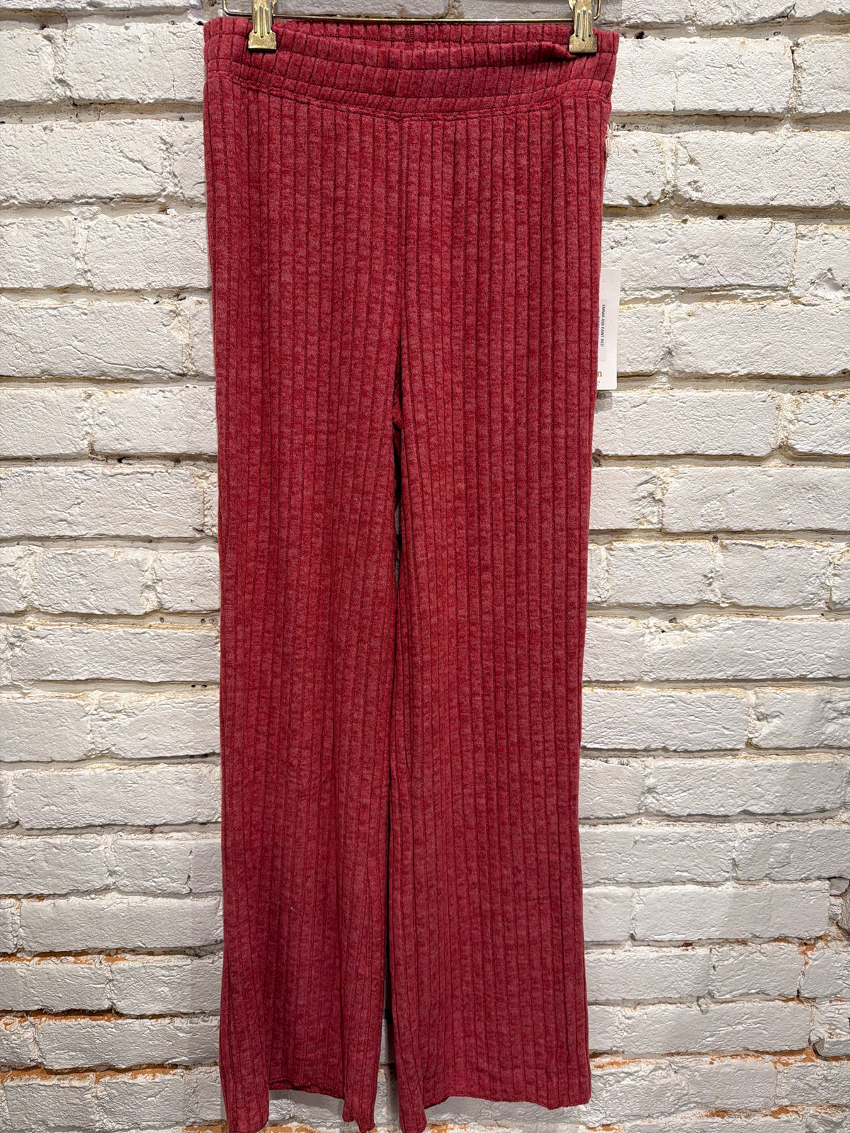 EMMA RIB PANT RED