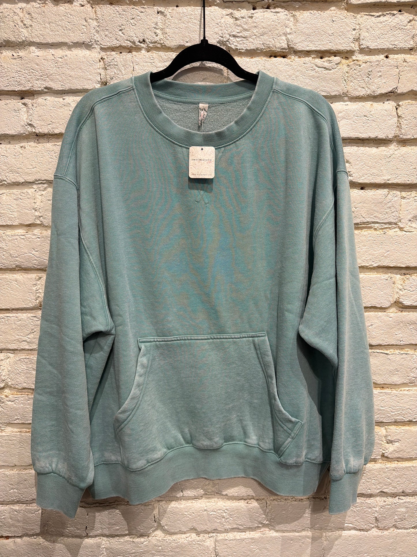 SLOW IT DOWN PULLOVER / AQUA