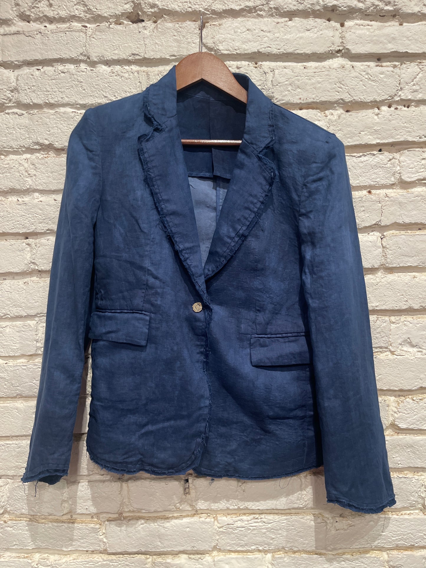 AUDREY DYED LINEN INDIGO