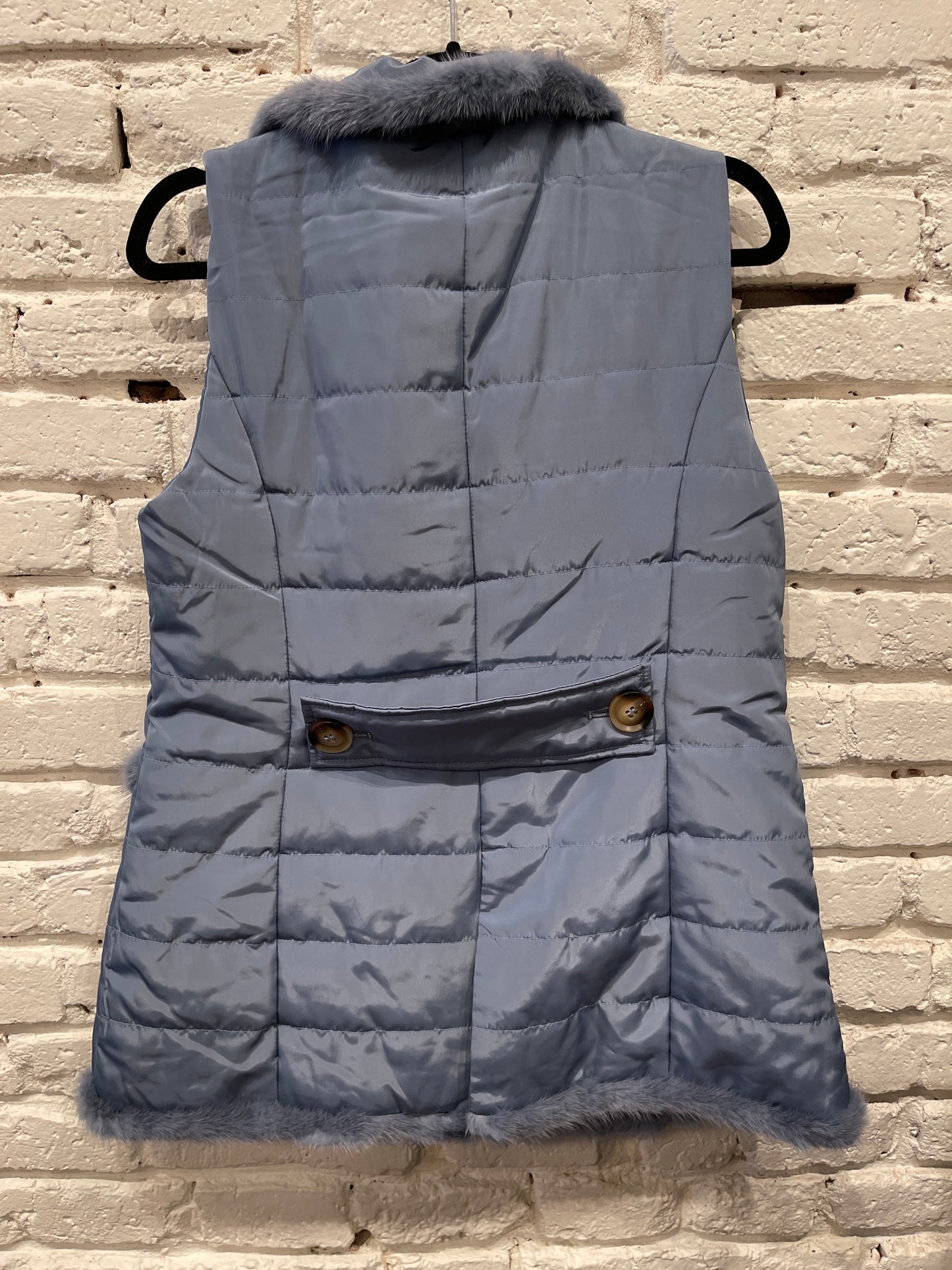 MINK NYLON VEST DMB6175 BEAU BLUE