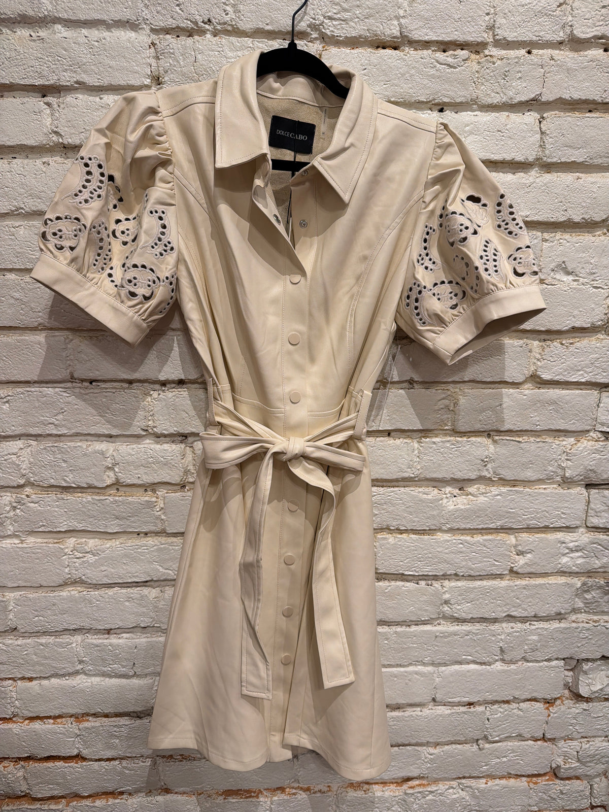 BONE LACE SLV DRESS 453