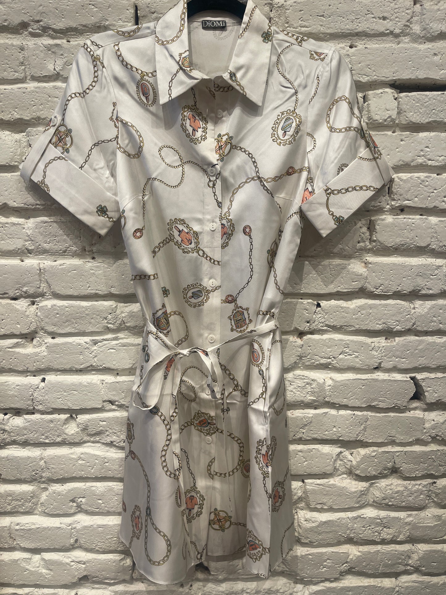 SHORT SLEEVE MINI DRESS SUMMER CHARM