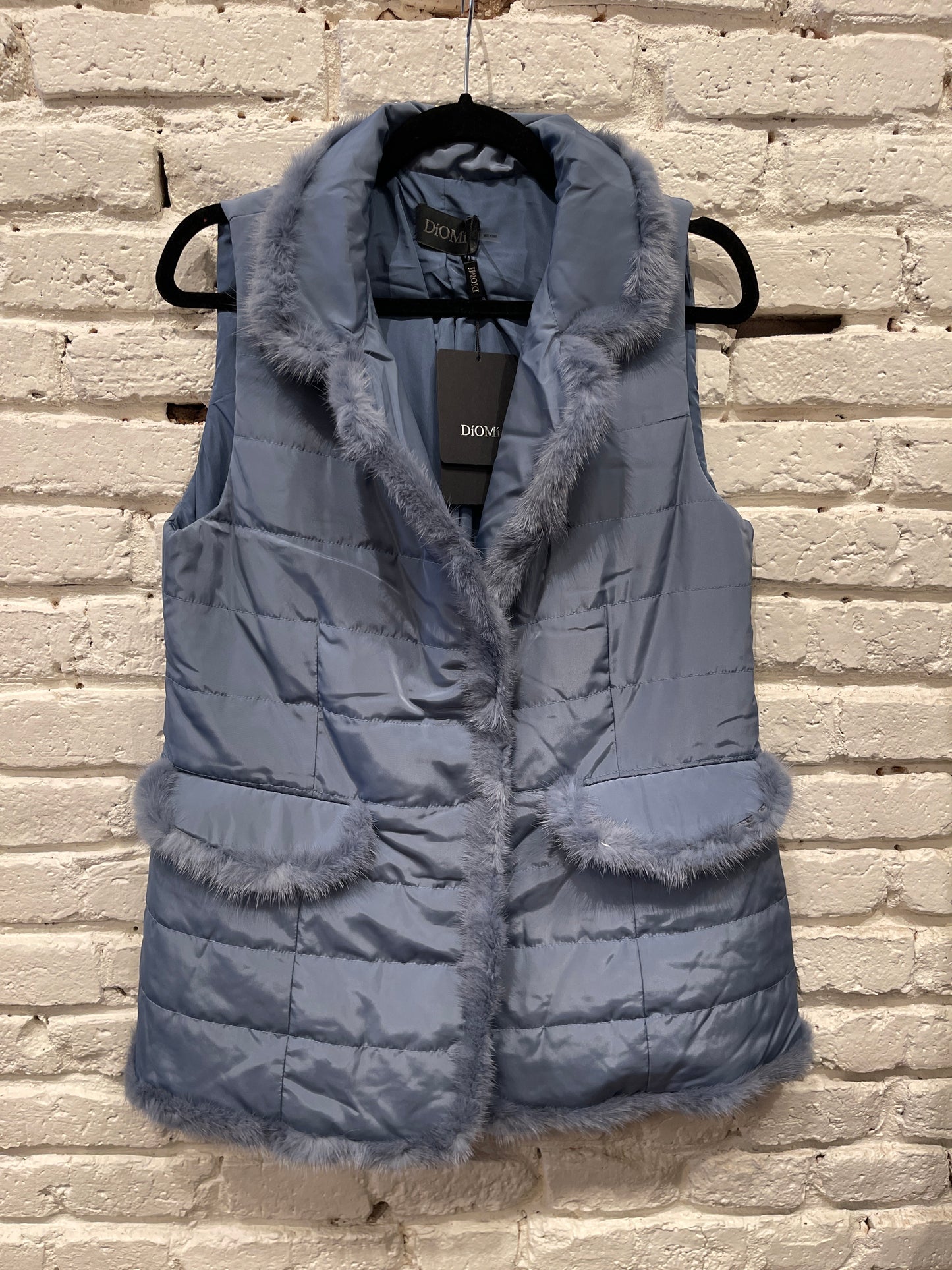 MINK NYLON VEST DMB6175 BEAU BLUE