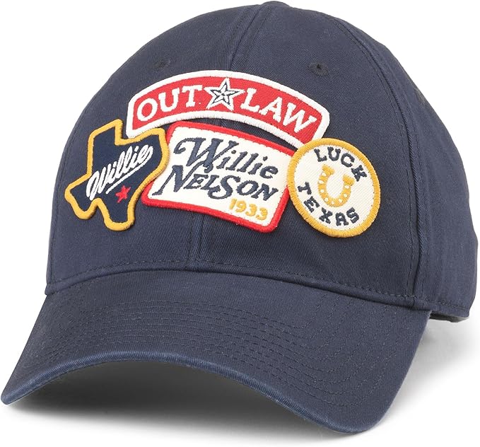 Iconic Hat - Willie Nelson (Navy)