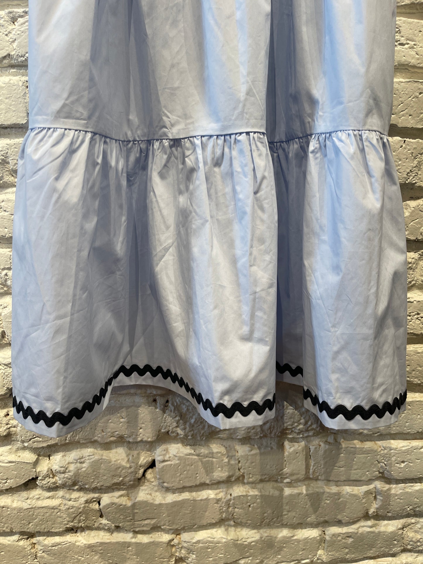 STRAPY TIERED SKY MIDI DRESS