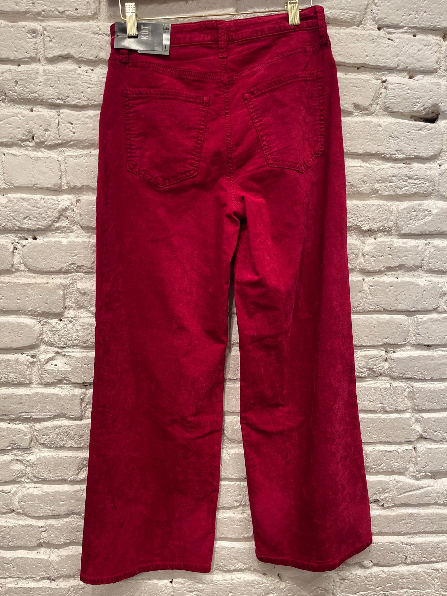 JEAN VELVET RED