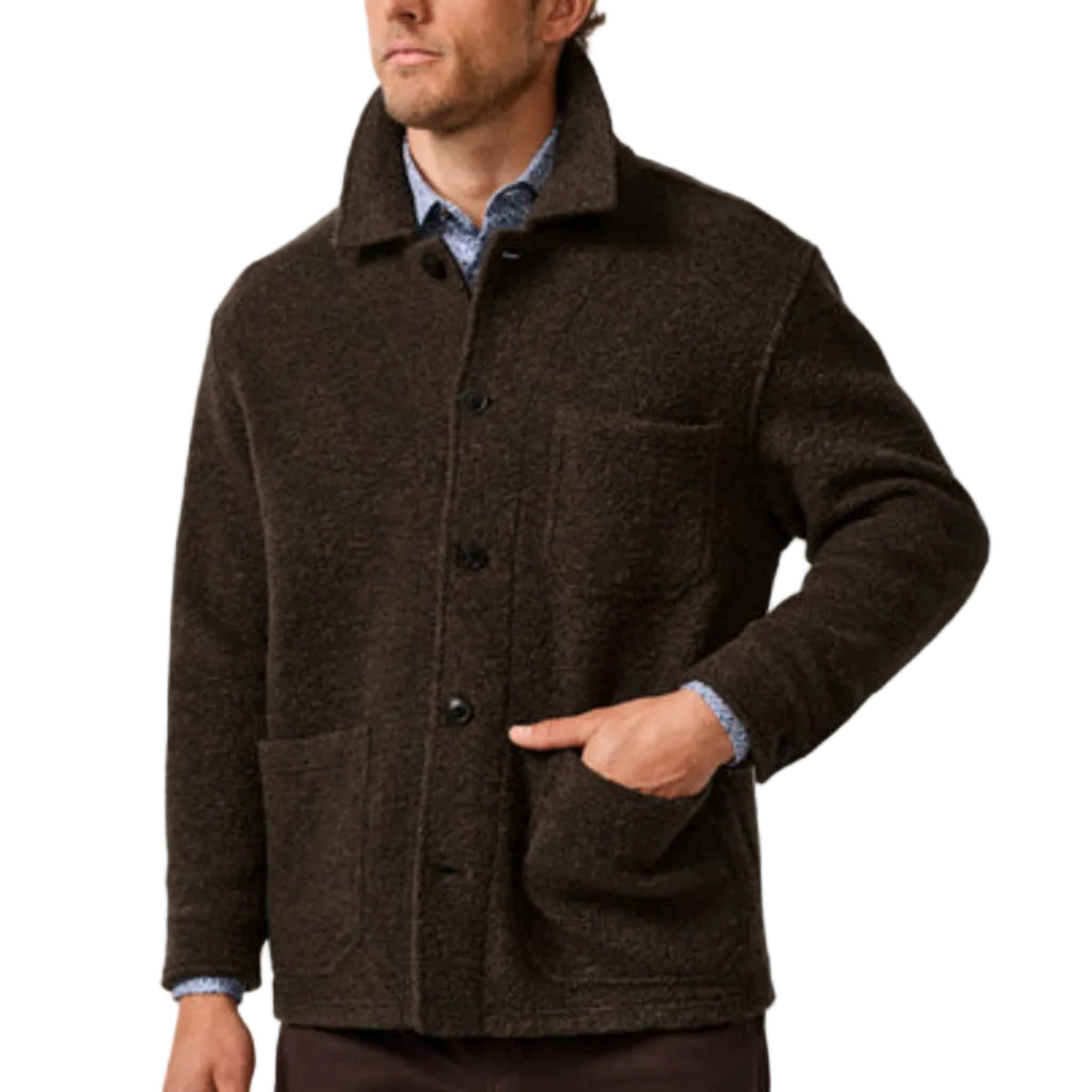 Fergus Chore Jacket (Chocolate)