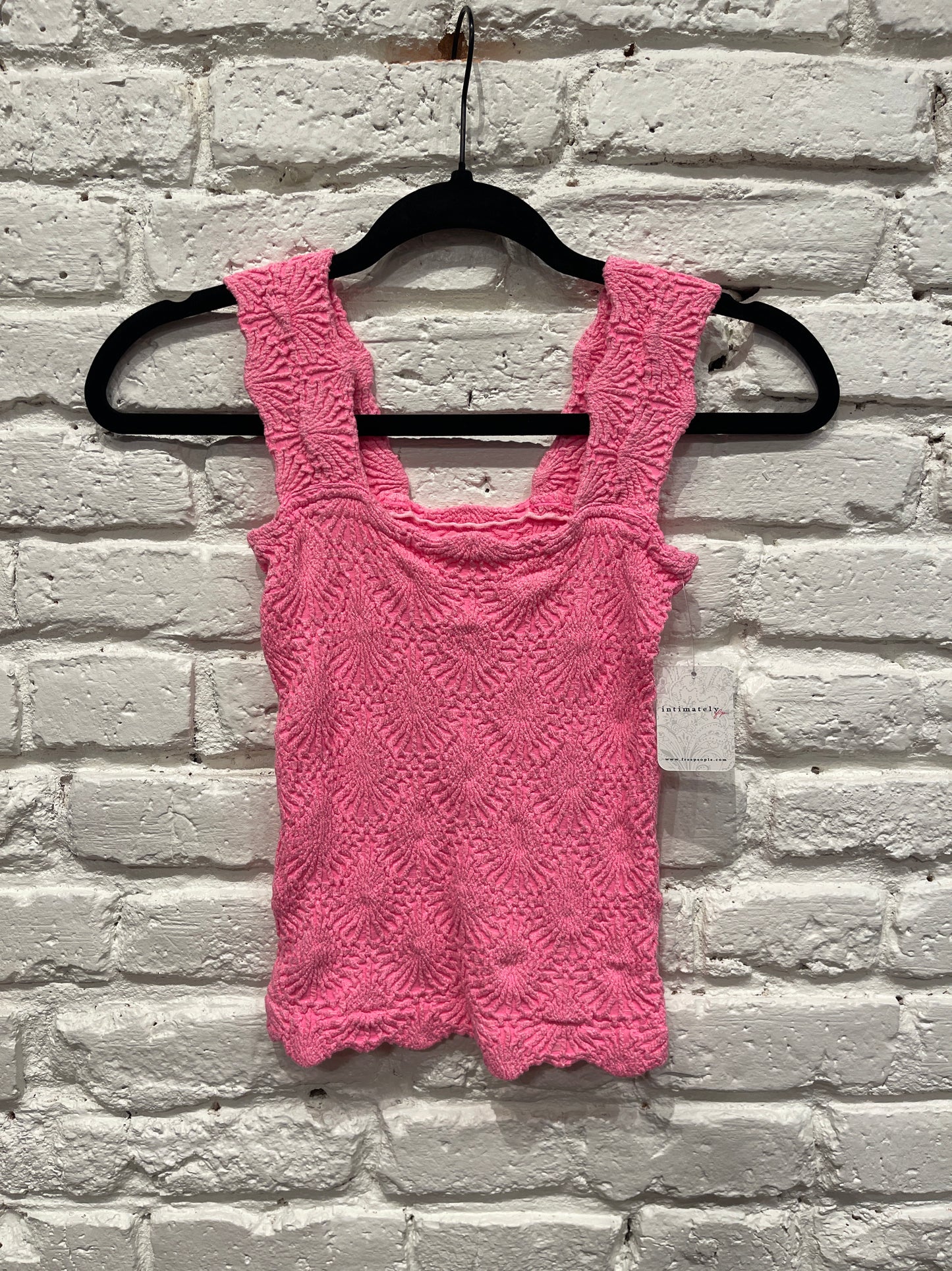 LOVE LETTER CAMI / PINK FLAME