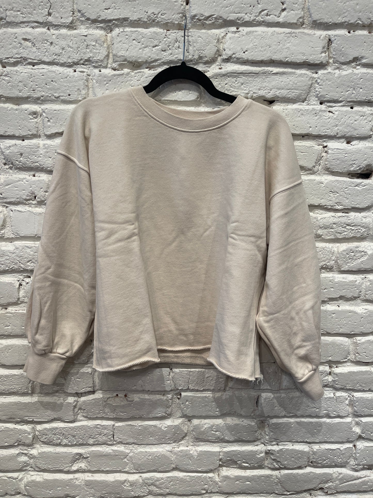 ZAYNE L/S OVERSIZED CREW SUGAR