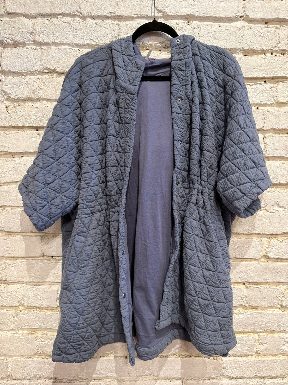 QUILTED SNAP JACKET WASHED VT1