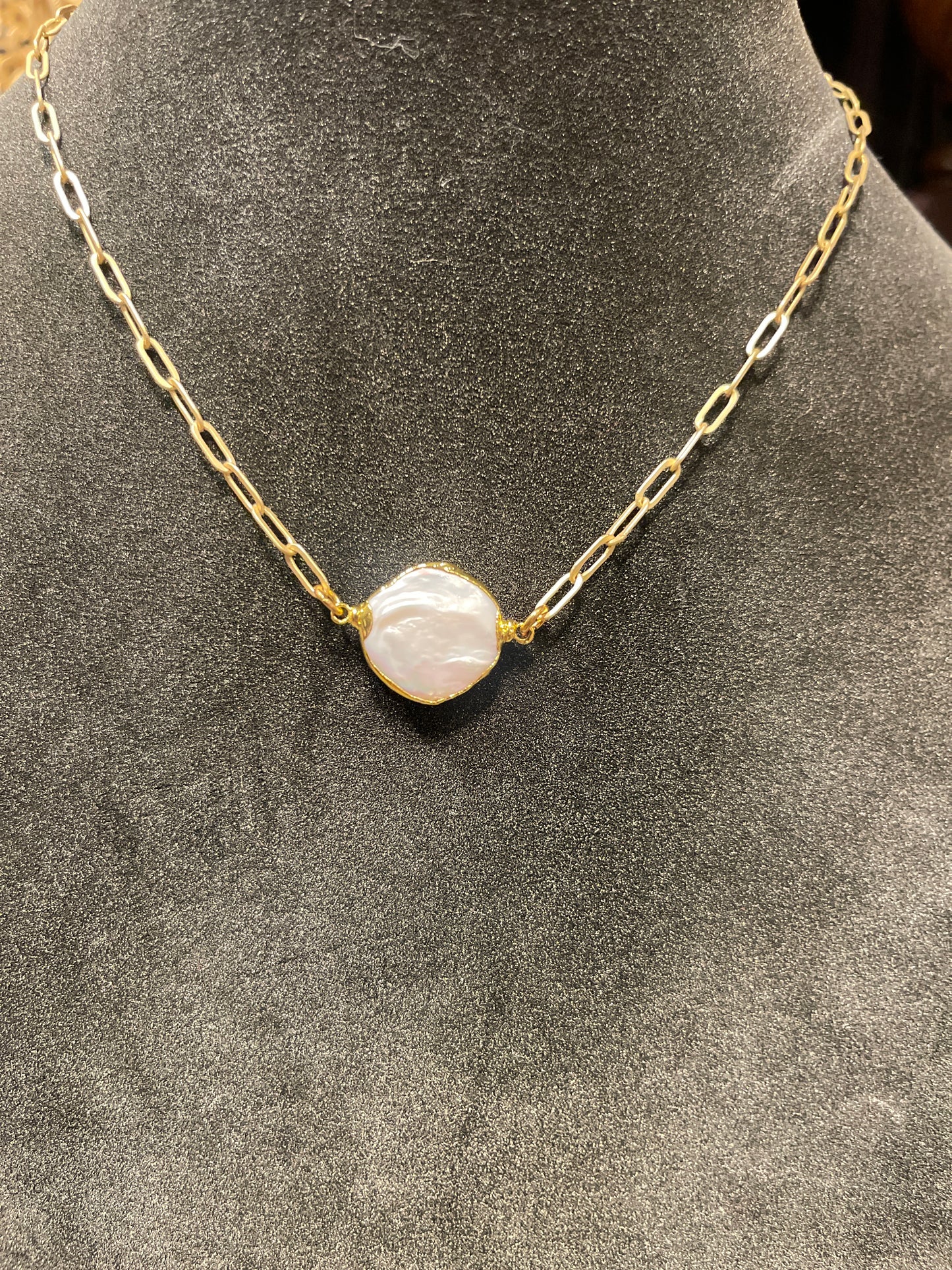 1861Z PEARL BEZEL CONNECTOR