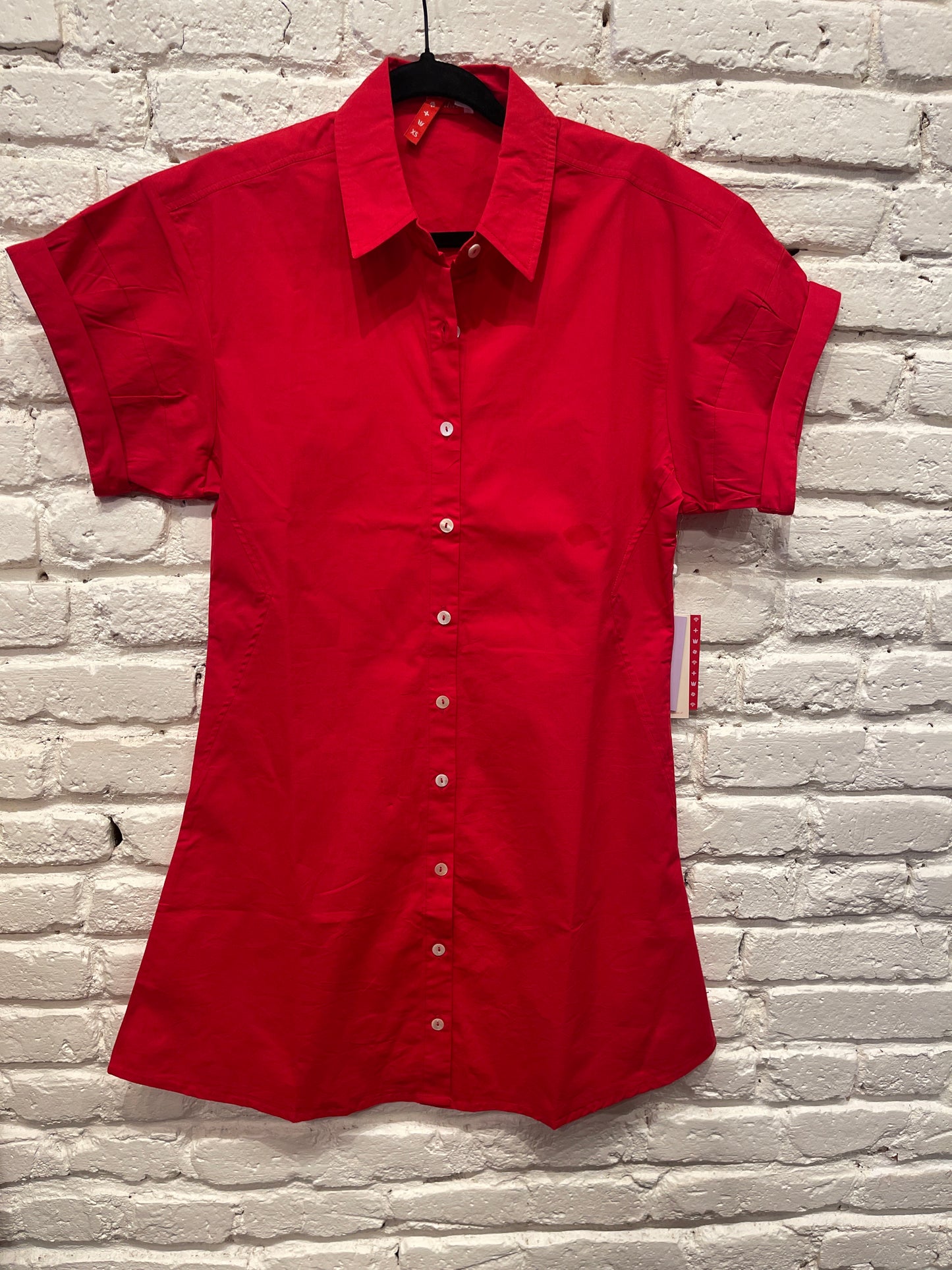 ASTER SS DRESS RED
