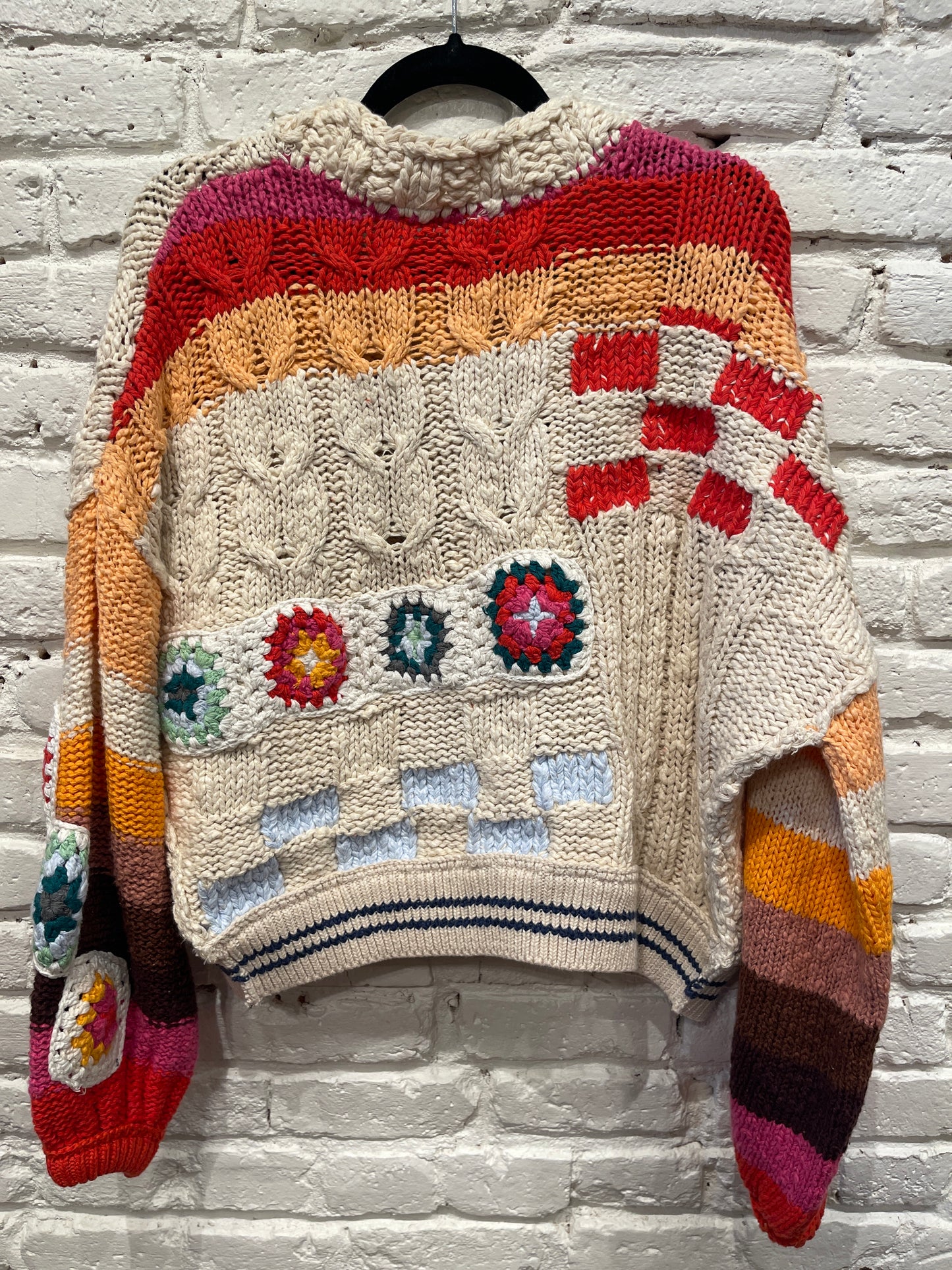 CLEAR SKIES CARDI / CREAM COMBO