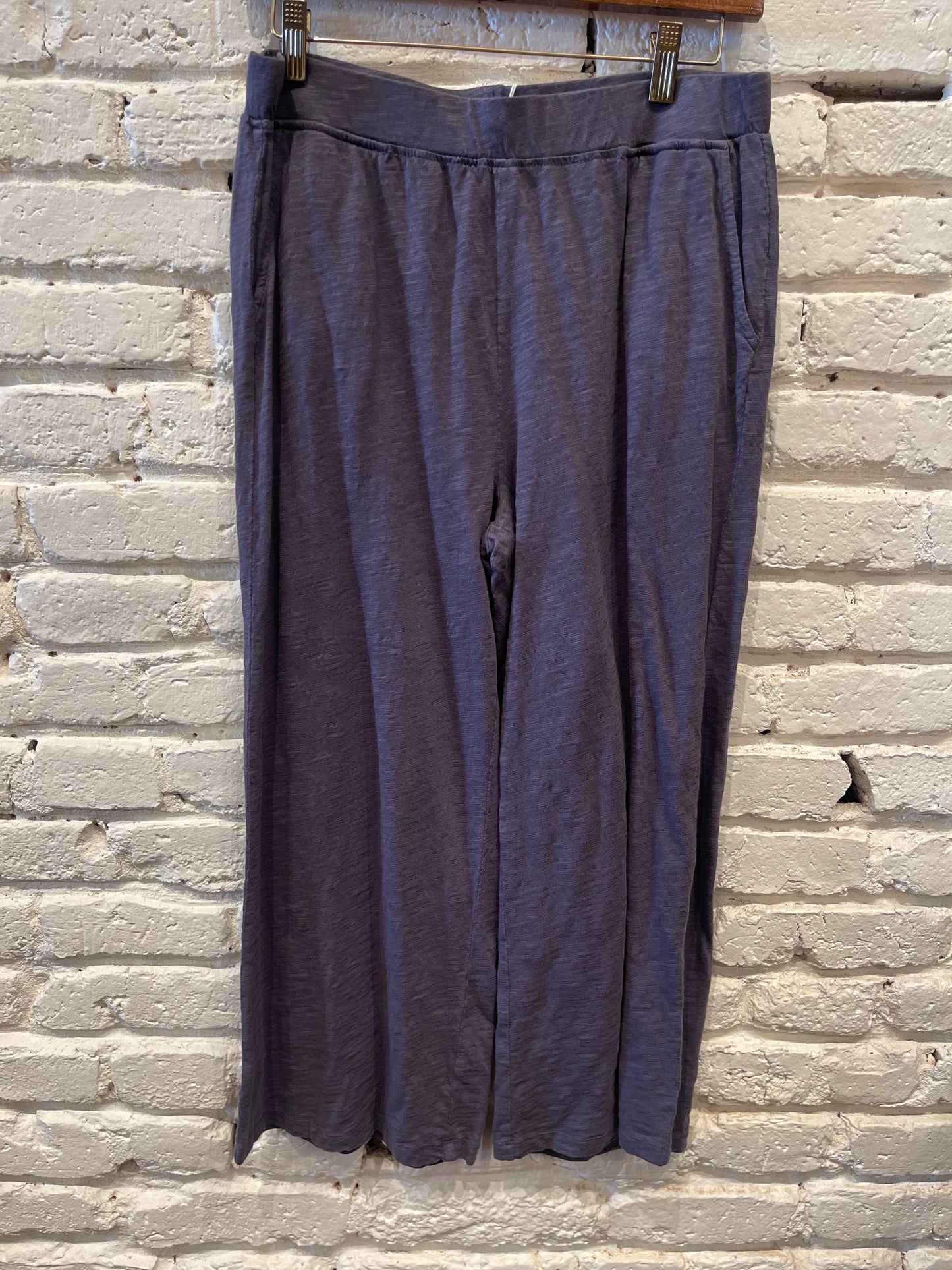 WIDE LEG CROPPED PANTS STEEL ARMOR