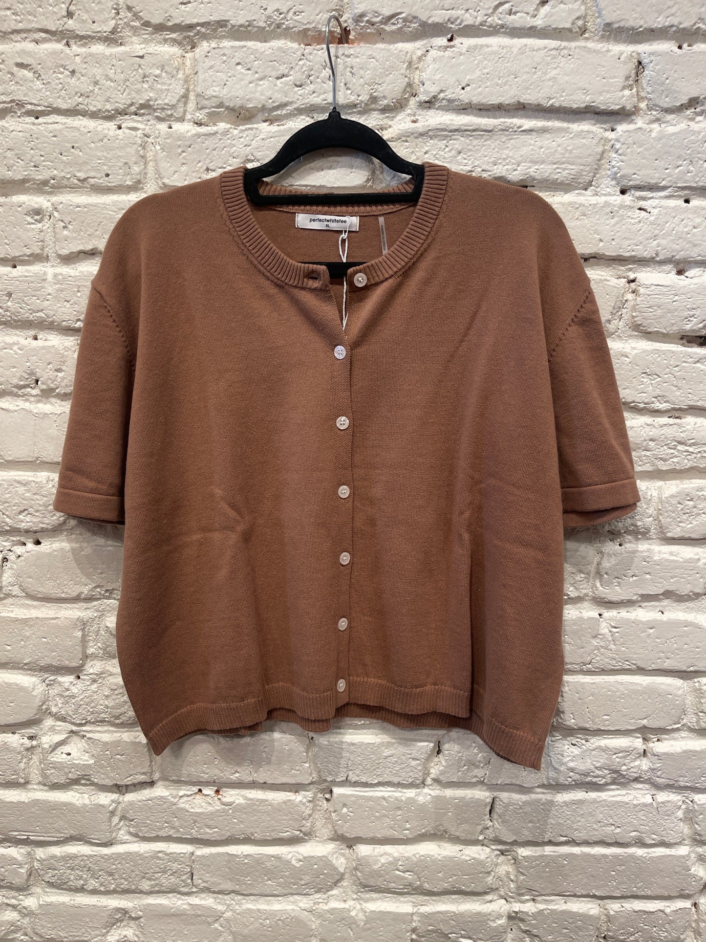 MAUDE SS CARDIGAN MOCHA