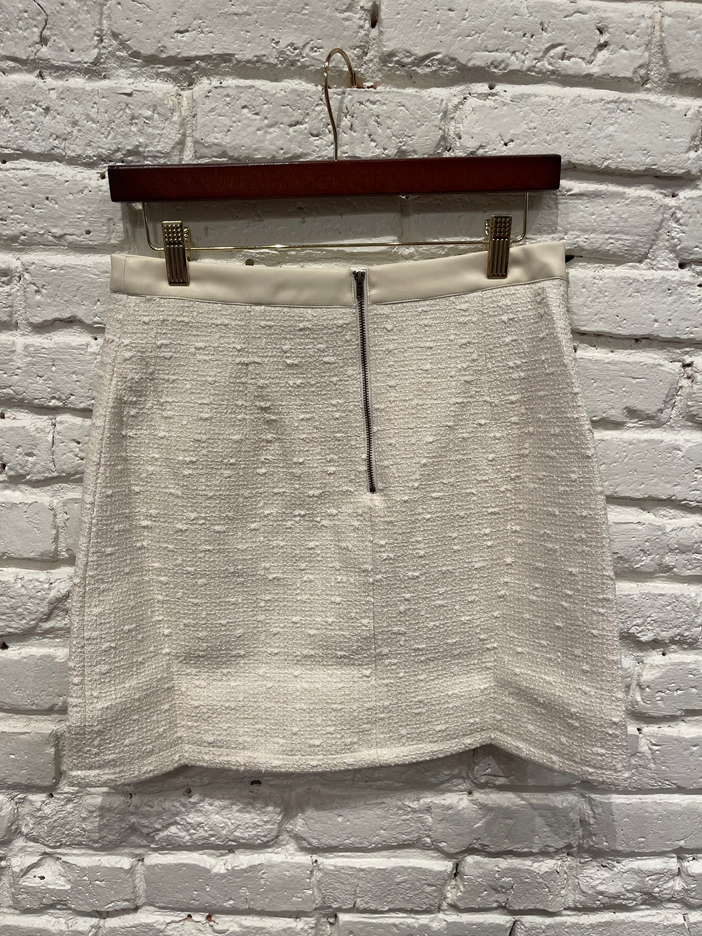 CREAM SKIRT SK9822
