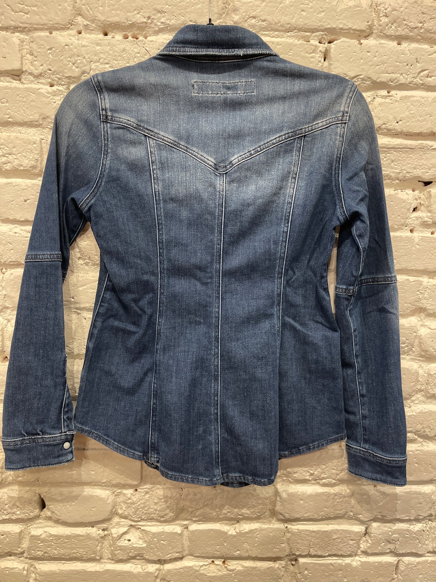 DENIM WESTERN SNAP SHIRT