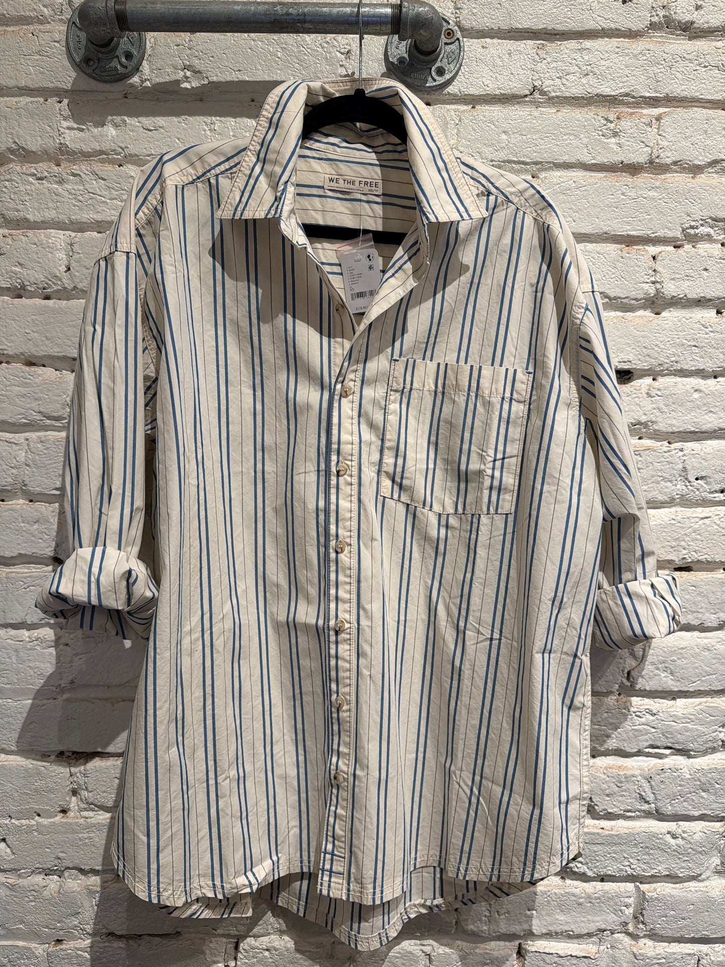 FREDDIE STRIPED SHIRT / IVORY COMBO
