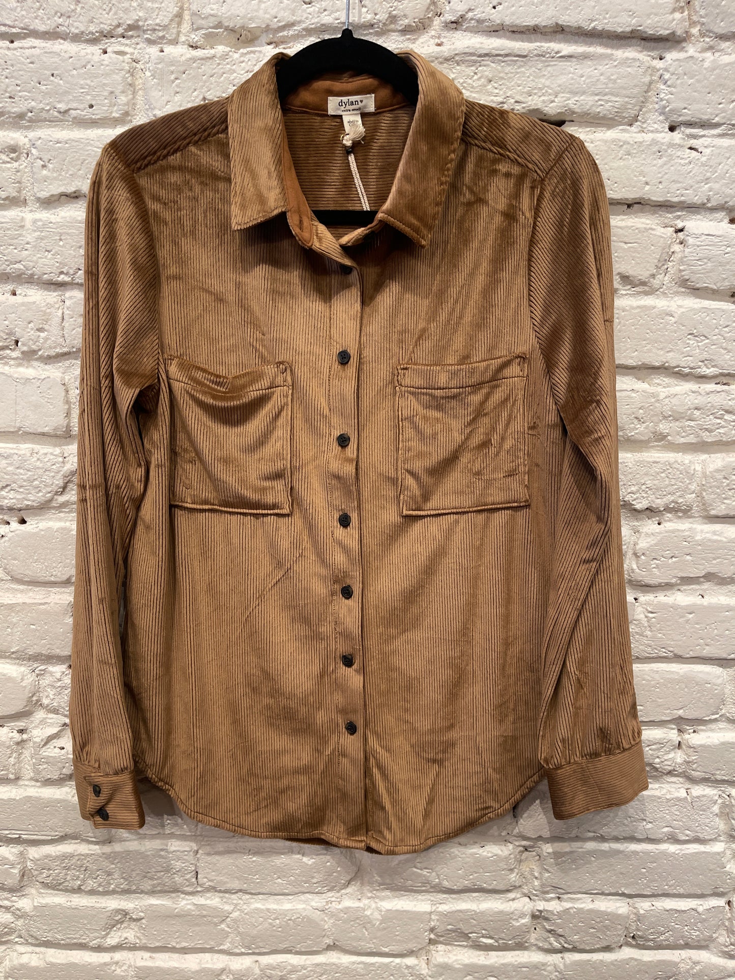 MAEVE CORDUROY SHIRT BROWN