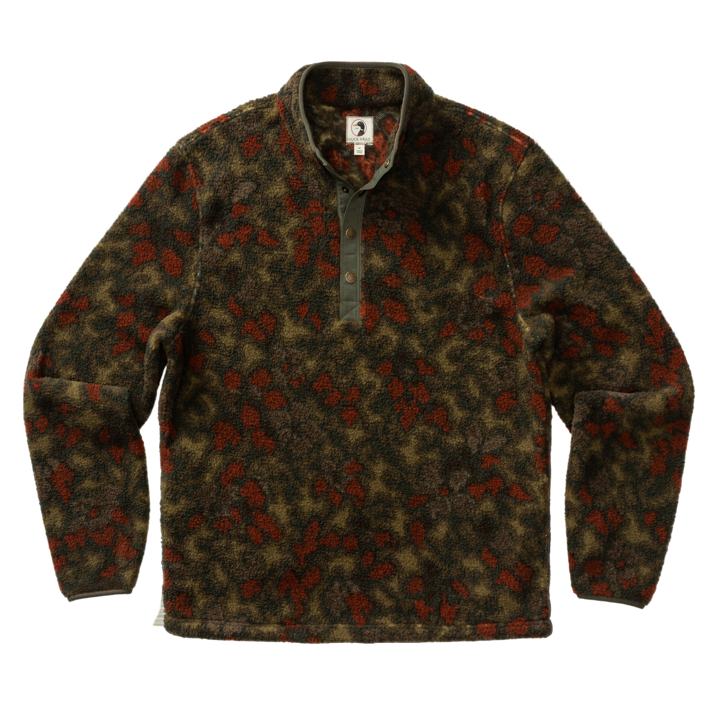 Pineview Fleece 1/4 Snap Pullover (Deep Olive)