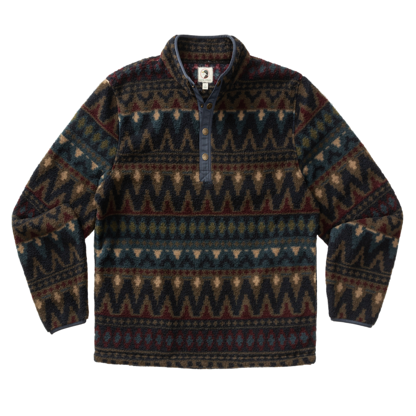 Pineview Fleece 1/4 Snap Pullover (Navy)
