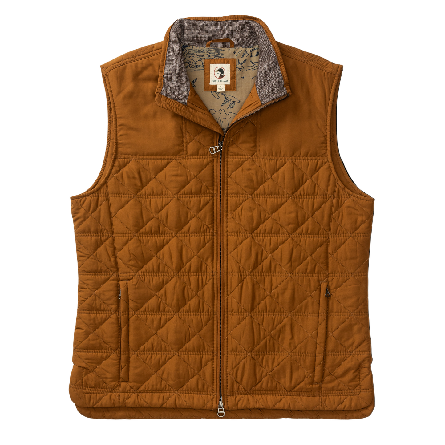 Fremont Sport Performance Quilted Vest (Dark Amber)