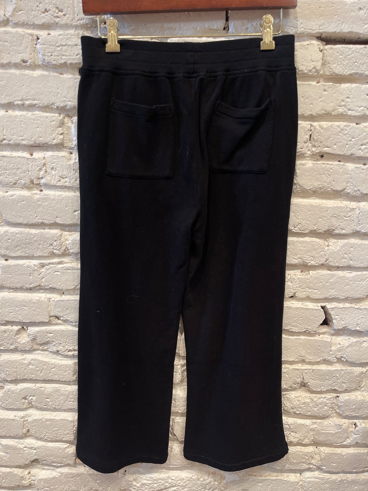 RELAXED FIT CROP PANT BLACK