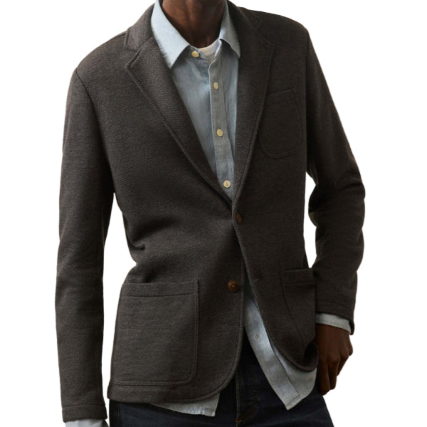 Inlet Knit Blaxer (Black Sky Melange)