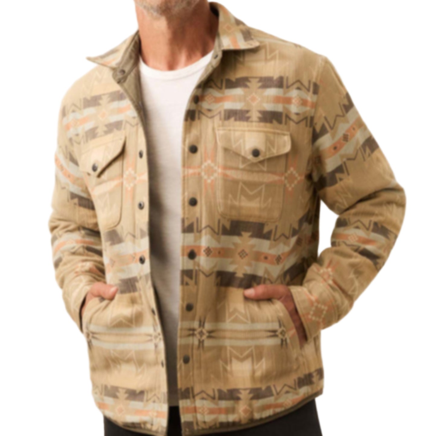 Doug Good Feather Reversible Bondi Jacket (Prairie Olive)